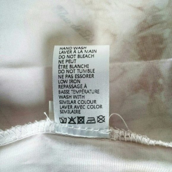 Fleur-de-lis Floral Tie Dye Tunic Top Pink Size Small - Picture 7 of 7